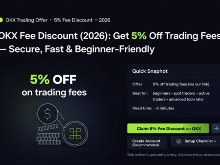 OKX Fee Discount 2026: Get 5% Off Trading Fees on a Secure Crypto Exchange